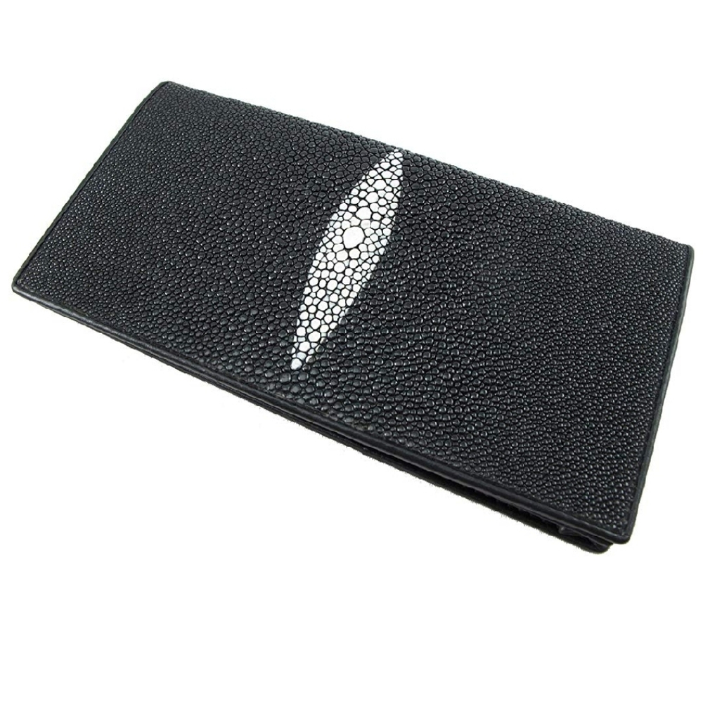 Stingray Skin Flat Wallet